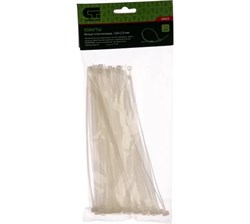 Хомут/кабельная стяжка СИБРТЕХ 45523, 160х2.5мм, белый, пластиковый, 100шт. в упаковке 88790