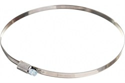 Хомут червячный 160-180мм, стальной, оцинкованный 86744