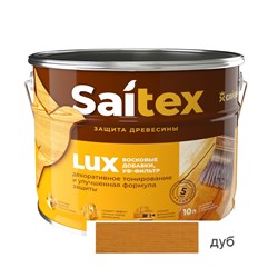 Покрытие защитно-декоративное (антисептик) SAITEX LUX, 1л, дуб 91306