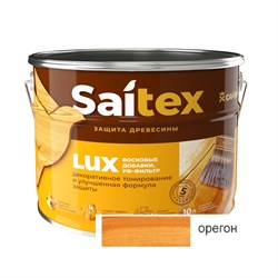 Покрытие защитно-декоративное (антисептик) SAITEX LUX, 1л, орегон 91309
