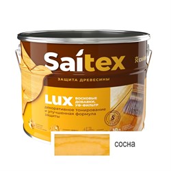 Покрытие защитно-декоративное (антисептик) SAITEX LUX, 1л, сосна 91312
