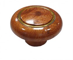 Ручка-кнопка мебельная 2469 J, 32мм, под дерево 74162