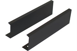 Ручка-профиль мебельная STAHLBURO A306-128 BL, 128мм, матовый черный 90127