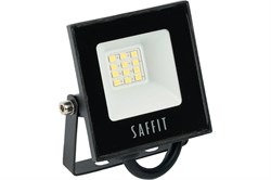 Прожектор светодиодный SAFFIT SFL90-10, 10Вт, 6400К, 900Лм, IP65, черный 83077