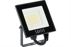 Прожектор светодиодный SAFFIT SFL90-20, 20Вт, 6400К, 1800Лм, IP65, черный 83078