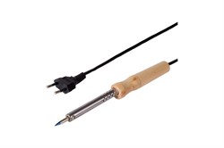 Паяльник PROconnect 12-0176-4, с нихромовым нагревателем, деревянная рукоятка, 65Вт 79556
