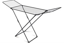 Сушилка для белья напольная NIKA СБ1, складная, 181х54х108см, 18м, черная, металл 83675