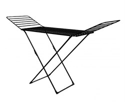 Сушилка для белья напольная NIKA СБТ18, складная, 177х53.5х102см, 18м, черная, металл 60313