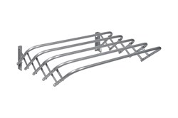 Сушилка для белья настенная NIKA СН45 Гармошка, 45х45х16см, раздвижная, серебро, металл 85874