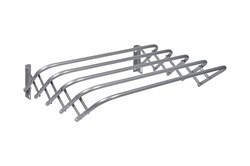 Сушилка для белья настенная NIKA СН90 Гармошка, 90х45х18см, раздвижная, металл 86160