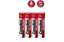 Элемент питания (батарейка) CAMELION Plus Alkaline LR6-SP4, пальчиковый, щелочной, 1.5В, 4шт. в блистере 84192