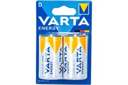 Элемент питания (батарейка) VARTA ENERGY LR20/373 BL2, пальчиковый, щелочной, 1.5В, 2шт. в блистере 84445