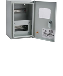 Щит учетно-распределительный ЭРА SIMPLE ЩУРн-1/6, 285х190х145, металл, серый 72350