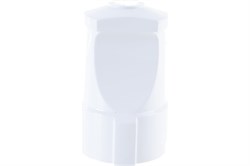 Розетка кабельная штепсельная ЭРА Rх2W, одноместная, прямая, с заземлением, белая 87228