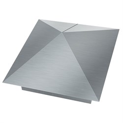 Флюгарка (зонт, дымник, колпак), 390x390мм, оцинкованная сталь 7056