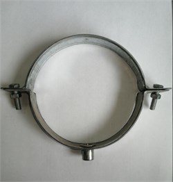 Хомут для желоба водосточного, диаметр 110мм, оцинкованная сталь 12588