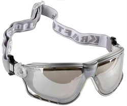 Очки KRAFTOOL "EXPERT" 11009 защитные с непрямой вентиляцией для маленького размера лица, поликарбонатная линза - фото 11785