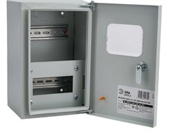 Щит учетно-распределительный ЭРА SIMPLE ЩУРн-1/6, 285х190х145, металл, серый 72350