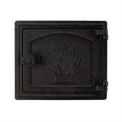 Дверка печная Везувий ДТ-3, 210x250мм, чугун, антрацит 38098