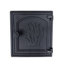 Дверка печная Везувий ДТ-4, 280x250мм, чугун, антрацит 38097