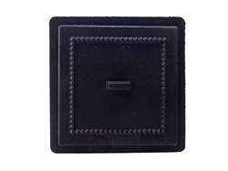 Дверка прочистная Везувий 237, 130x130мм, чугун, антрацит 38096