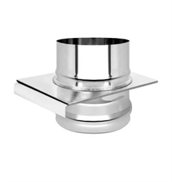 Шибер задвижной Везувий, диаметр 115мм, нержавеющая сталь 0.8мм 61206