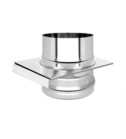 Шибер задвижной Везувий, диаметр 200мм, нержавеющая сталь 0.5мм 11396