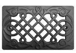 Решетка вентиляционная для камина РВ-1 (Р), 267x162мм, чугун, ассортимент 34550