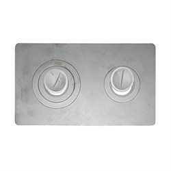 Плита 2-конфорочная П2-3 (Б) под казан, 710x410мм, чугун 5019