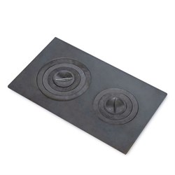 Плита 2-конфорочная П2-5 (Б) под казан, 760x435мм, чугун 34523