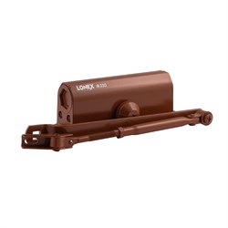Доводчик НОРА-М LONEX 330, 50-120кг, морозостойкий, коричневый 88040