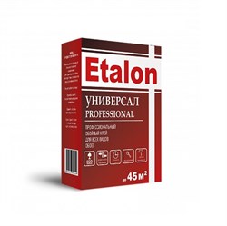 Клей для всех видов обоев ETALON PRO, 200г, универсальный, с добавлением ПВА, усиленный, картон 82152