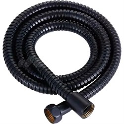 Шланг для душа HAIBA HB42-7, нерастяжной, 1.5м, нержавеющая сталь, черный 87882