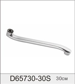 Излив/гусак для смесителя D-LIN D65730-30S, длина 300мм 89549