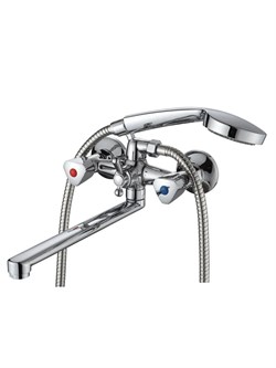 Смеситель для ванны AMMORE  A4584-F, двухвентильный, излив 300мм, хром 89455