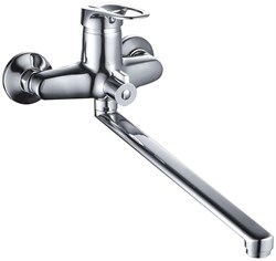 Смеситель для ванны AMMORE  A4740, однорычажный, излив 350мм, хром 89866