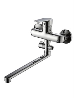 Смеситель для ванны AMMORE A4002, однорычажный, излив 300мм, хром 89449