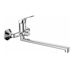 Смеситель для ванны HAIBA HB2216, однорычажный, излив 300мм, хром 63339