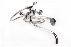 Смеситель для ванны STOMEGA 3311, двухвентильный, излив 300мм, хром 82631