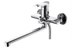 Смеситель для ванны РМС SL137-006, однорычажный, излив 350мм, хром 88321