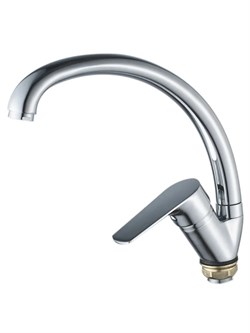 Смеситель для кухни AMMORE A5002-1, однорычажный, на гайке, хром 89461