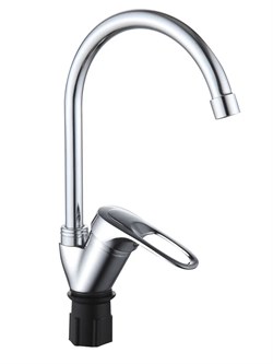 Смеситель для кухни AMMORE А5040-Е, однорычажный, на гайке, хром 89882