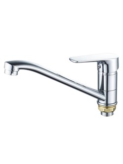 Смеситель для кухни AMMORE А5402, однорычажный, на гайке, хром 89902