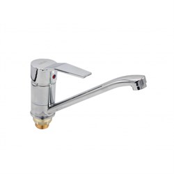 Смеситель для кухни Dikalan E49032, однорычажный, на гайке, хром 86088