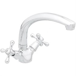 Смеситель для кухни STOMEGA 4408, двухвентильный, на шпильке, хром 87469