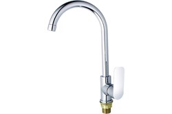 Смеситель для кухни РМС SL133-017F, однорычажный, на гайке, хром 88293