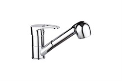 Смеситель для кухни РМС SL52-014, с выдвижной лейкой, однорычажный, на шпильке, хром 88302