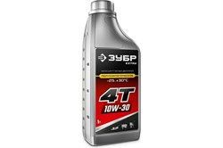 Масло полусинтетическое моторное ЗУБР 4Т-10W30, для четырехтактных двигателей, 1л 85767