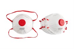Полумаска фильтрующая STAYER PROFI, FFP1, полипропиленовая, коническая, с клапаном 56969