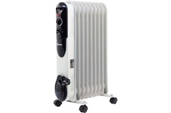 Радиатор электрический масляный MTX OCH-2000, 9 секций, 2000Вт, белый 88452